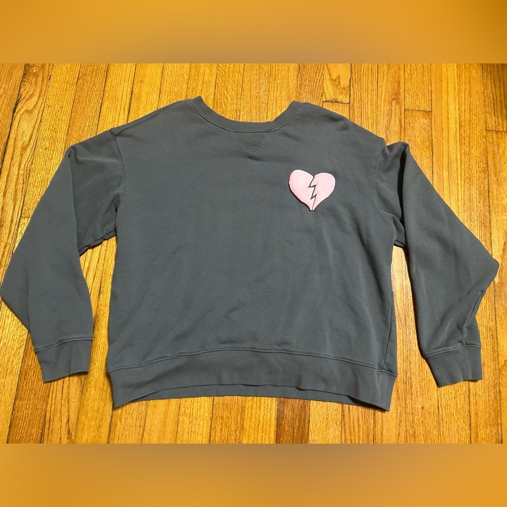 Wildfox Women's I Wish It Was Saturday Sweatshirt Gray Sizes M